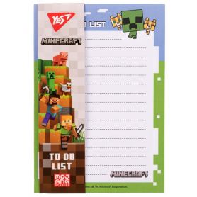 Папір для нотаток на магніті кл 13,7х20/52арк To Do Minecraft Yes Папір для нотаток на магніті кл 13,7х20/52арк To Do Minecraft Yes