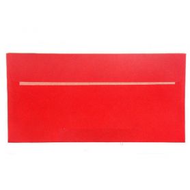 Конверт Е65 СКЛ отрывная лента 80г красный упаковка 25шт в п/эт
