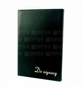 Папка К подписи 220х320 черный П-ст