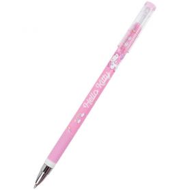 Ручка кулькова Kite Hello Kitty, гумовий грип, синя