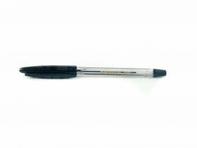 Ручка шариковая Buromax Classic grip резиновый грип черная
