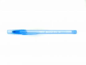 Ручка масляна BIC Round Stic матовий корпус синя