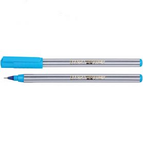 Ручка масляная Economix STRIPY одноразовая, 0,7мм синяя