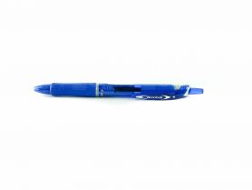 Ручка масляна Pilot Acroball автоматична, гумовий гріп, синя