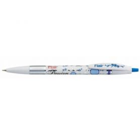 Ручка масляная Flair Passion автоматическая синяя