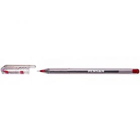 Ручка масляная Pensan My-Tech матовый корпус красная