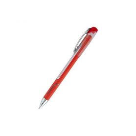 Ручка масляная Unimax Top Tek Fusion прорезиненный корпус красная