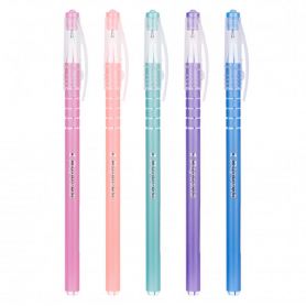 Ручка масляная 1Вересня Beta ассорти одноразовая синяя