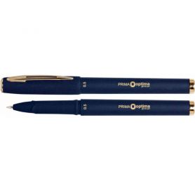 Ручка гелева Optima Prima прогумований корпус 0.5мм синя