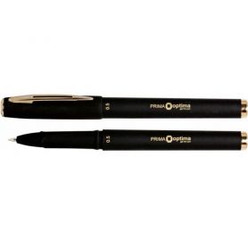 Ручка гелевая Optima Prima прорезиненный корпус 0.5мм черная