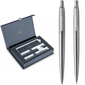 Набір Parker Jotter Stainless Steel ручка+ олівець в подар.упаковці