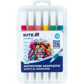 Набір маркерів sketch акрил 12шт Kite Creative