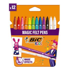 Фломастери 12шт. BIC Magic в картоні
