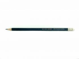 Олівець графітний Faber-Castell HB чорний з гумкою
