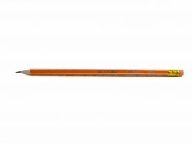 Олівець графітний Buromax НВ мікс зі сріблястою смугою з гумкою