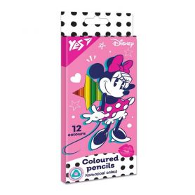 Карандаши цветные 12шт. YES Minnie Mouse
