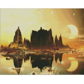 Набір картина з алмазної мозаїки 40х50см Золоте місто