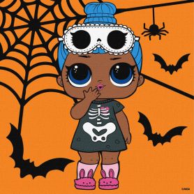 Картина по номерах 25х25см L.O.L. Surprise! Sleepy Bones