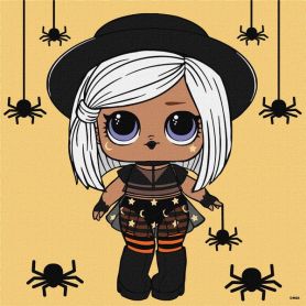 Картина по номерах 25х25см L.O.L. Surprise! Witchay Babay