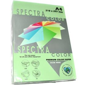 Папір кольоровий А-4 80г 500арк паст/зелений Green Spectra Color