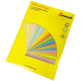 Бумага цветная А-4 160г 250л интенсив желтый Canary Yellow Mondi