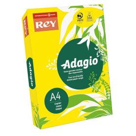 Бумага цветная А-4 80г 500л интенсив желтый Yellow Rey Adagio