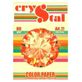 Папір кольоровий А-4 80г 100арк неон/жовтий Neon Yellow Crystal Color Paper