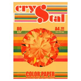 Папір кольоровий А-4 80г 100арк інт/золотий Gold Crystal Color Paper