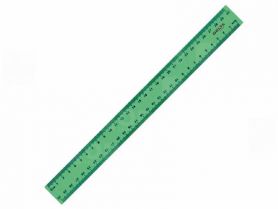 Лінійка пластикова 30см матова зелена Axent Delta