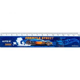 Лінійка пластикова 15см з малюнком Hot Wheels Kite