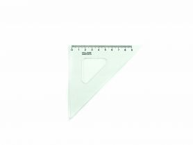 Треугольник пластиковый 45х45 11см дымчатый KOH-I-NOOR