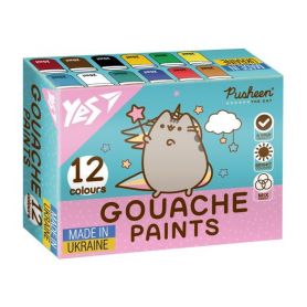 Гуаш Yes 12кол.20мл Yes Pusheen