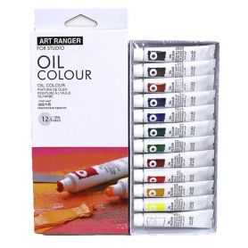 Фарби олійні 12 кольорів в тубах по 12мл Art rangers (пластикова туба)