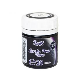 Краска акриловая 20мл Черная Rudix Нов.Гамма Краска акриловая 20мл Черная Rudix Нов.Гамма