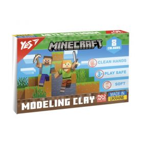 Пластилин YES 08 цветов 160г Minecraft