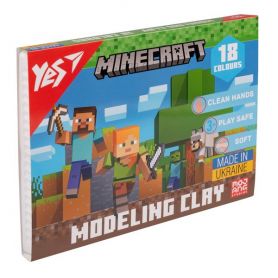 Пластилін YES 18кол. 360г Minecraft