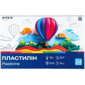 Пластилін Kite 24кол. 480г Classic