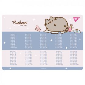 Килимок для творчості 42,5 х 29 YES з таблицею множення Pusheen пластиковий
