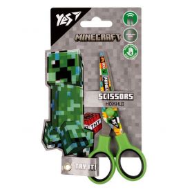 Ножницы 13 см детские с рисунком на лезвии Minecraft Yes