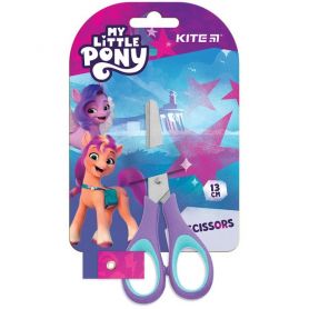 Ножницы 13 см детские с резиновыми вставками Kite My Little Pony на блистере