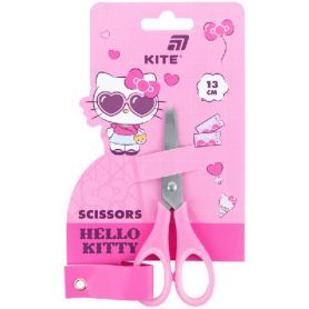 Ножницы 13 см детские с резиновыми вставками Kite Hello Kitty на блистере