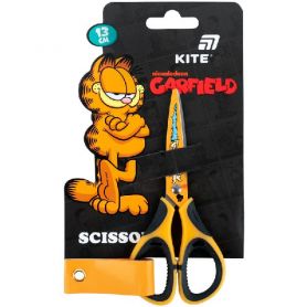 Ножницы 13 см детские с рисунком на лезвии Garfield Kite