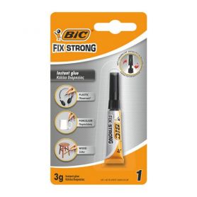 Клей Cуперклей BIC Fix strong 3г в блістері Клей Cуперклей BIC Fix strong 3г в блістері
