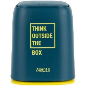 Контейнер настільний пластиковий синій індиго Axent