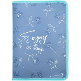 Папка пластикова А-4 на блискавці об'ємна Axent Flower Symphony-3