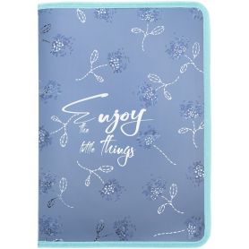 Папка пластикова А-5 на блискавці об'ємна Axent Flower Symphony-3