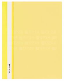 Швидкозшивач А-4 Economix фактура глянець жовтий