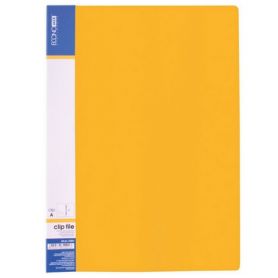Папка-скоросшиватель пластиковая А-4 Clip A Economix желтая Папка-скоросшиватель пластиковая А-4 Clip A Economix желтая