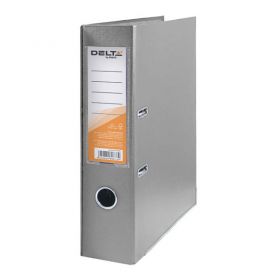 Папка-регистратор А-4 75мм PP Delta by Axent односторонняя серая