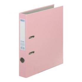Папка-реєстратор А-4 50мм PP Buromax Etalon pastel одностороння рожева